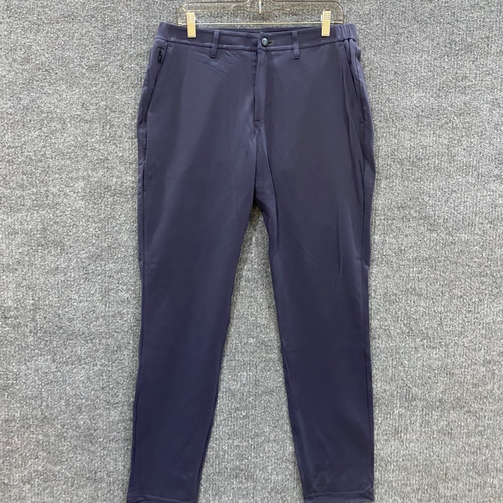 Public Rec All Day Every Day Pants Navy Blue 33/34 Tapered Stretch Chino
